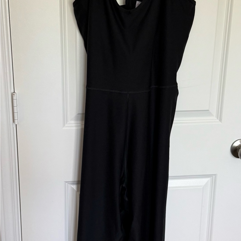 Workout Black Jumpsuit